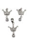 Flippy Schmuckset mit Silberring