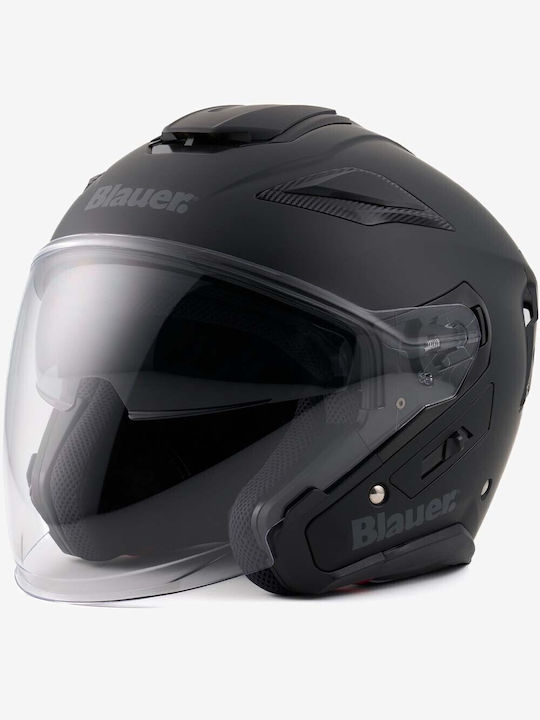 Blauer H.T. JJ-01 H07 Black Matt Motorradhelm J...