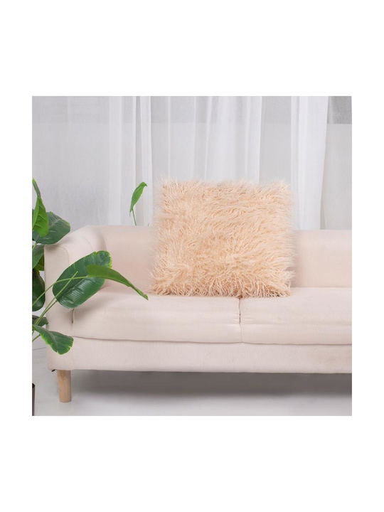 Fylliana Furry Sofa Cushion Fl2024 Beige 50x50cm