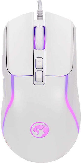 Marvo M292 RGB Gaming Ποντίκι 8000 DPI Λευκό