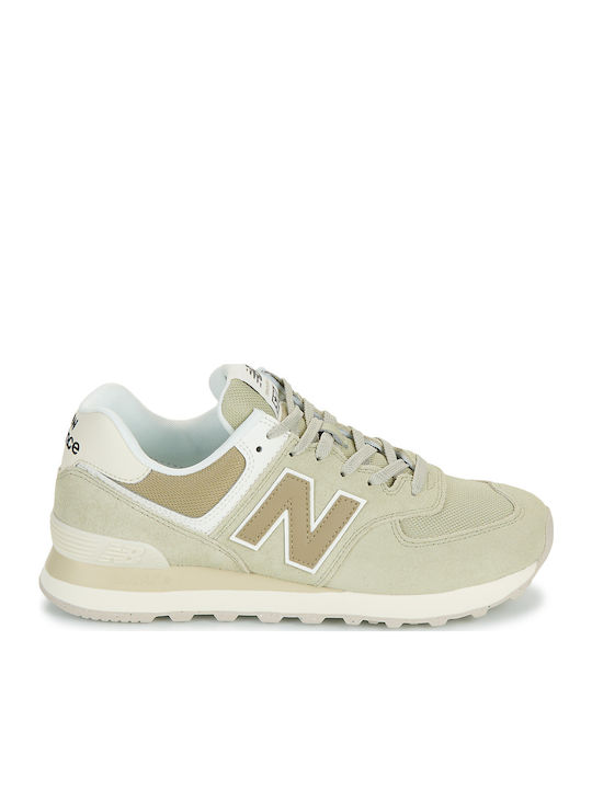 New Balance 574 Γυναικεία Sneakers Μπεζ WL574DP2