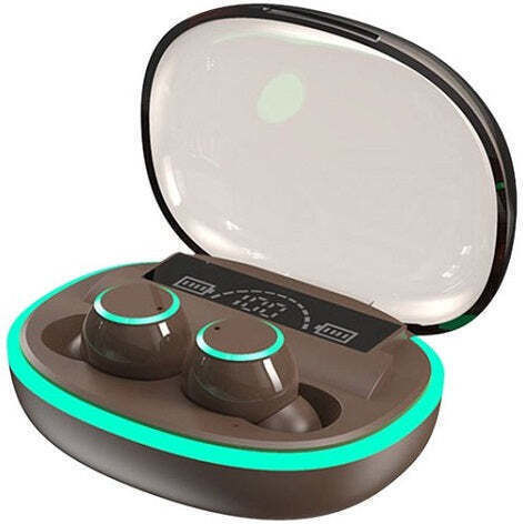 Treqa BT-36 In-ear Bluetooth Handsfree Ακουστικά με Αντοχή στον Ιδρώτα και Θήκη Φόρτισης Μαύρα