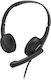 HAMA HS-USB250 V2 On Ear Multimedia Ακουστικά με μικρόφωνο και σύνδεση USB-A