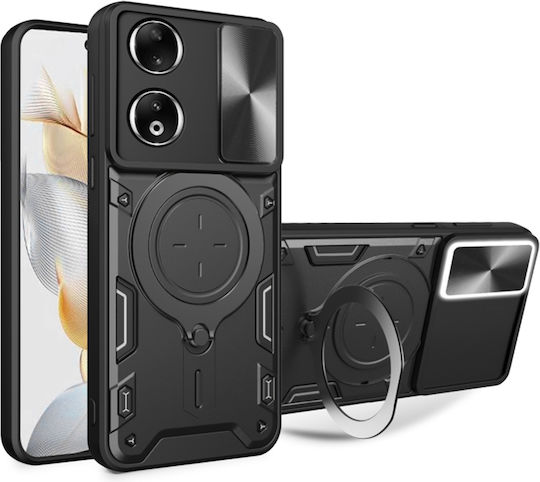 Techsuit Back Cover Silicon Negru (Honor 90)