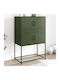Cabinet de Birou Metalic Green olive oil 68.5x38.5x107cm