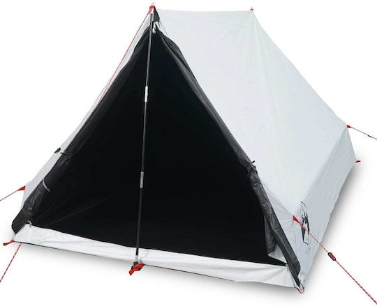 vidaXL White Camping Tent for 2 People