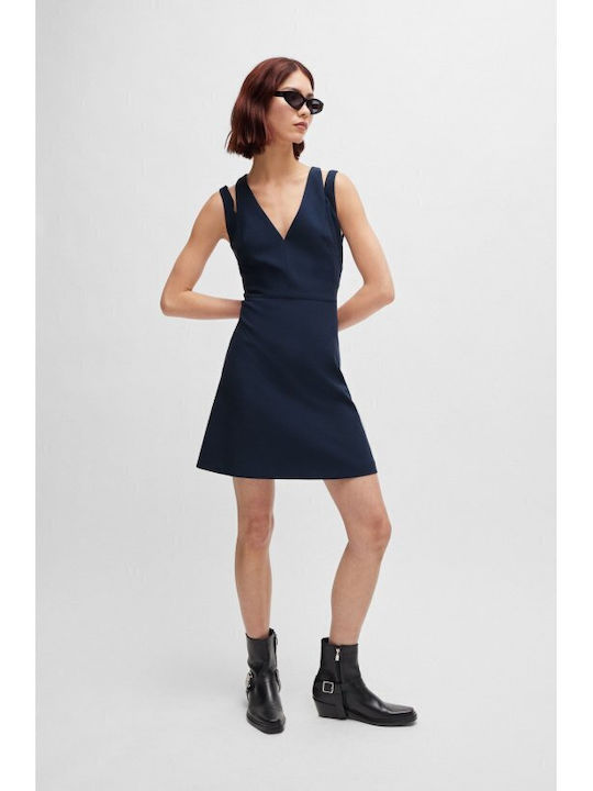 Hugo Boss Dress Open Blue