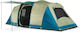 OZtrail Camping Tent Tunnel Blue for 10 People