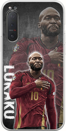 Euro 2024 Ромелу Лукаку Sony Xperia 5 Гъвкав Tpu Прозрачен Силиконов Калъф за Мобилен Телефон