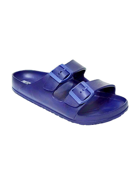 Mitsuko Frauen Flip Flops in Blau Farbe