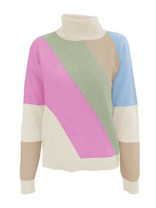 Vero Moda Women's Sweater Turtleneck Multicolour