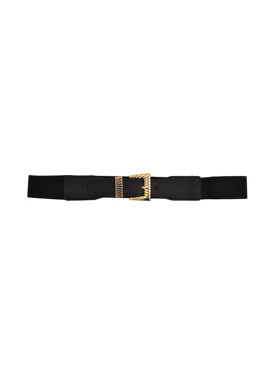 FantazyStores Elastic Women's Belt Black