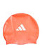adidas 3-Stripes Silicone Kids Swimming Cap Orange