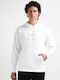 Sweatshirt with Hood White
