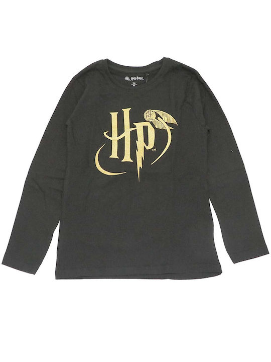 Warner Bros Kids Blouse Long Sleeve Black Hp 52 02