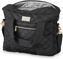 Cam Cam Copenhagen Shoulder/Hand Diaper Bag Black 39x31x39cm.
