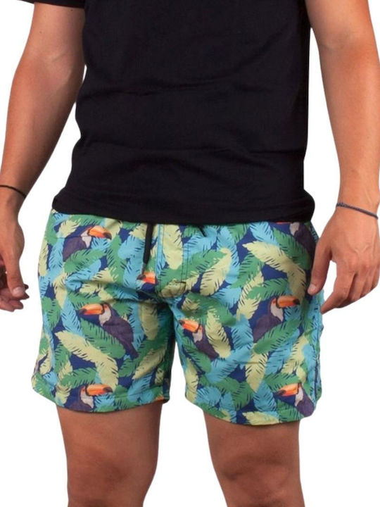 Moon Stone Men's Swimwear Shorts Multicolour