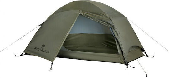 Ferrino Nemesi 1 Pro Camping Tent Igloo Green with Double Cloth 3 Seasons for 1 Person