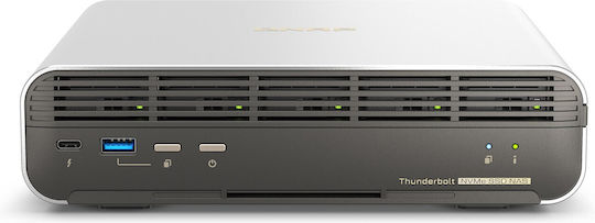 QNap NAS με 5 θέσεις για M.2 και 2 θύρες Ethernet (TBS-h574TX-i3-12G)