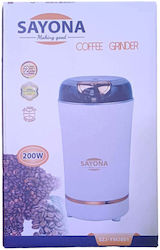 Elektrischer Kaffeemühle 200W mit einer Kapazität von Weiß Elektrischer Kaffeemühle 200W mit einer Kapazität von Weiß