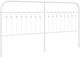 vidaXL Metallic White Bed Headboard 180x100cm