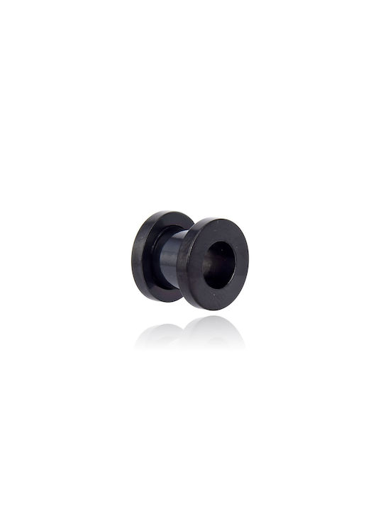 Steel Flesh Tunnel Earring Black 14mm