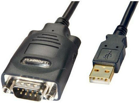Lindy Καλώδιο RS232 9-pin male σε USB-A 1m (42845) 1τμχ