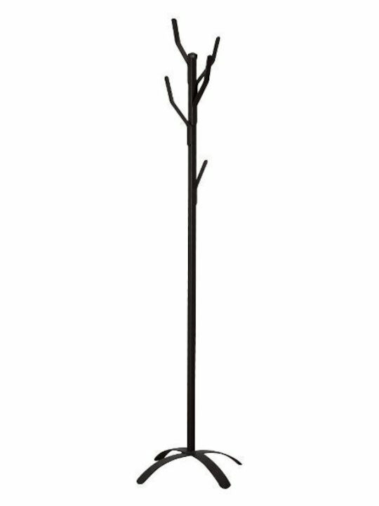 KS Kouppas Baum Freistehender Kleiderständer Metallisch Schwarz 30x30x175cm