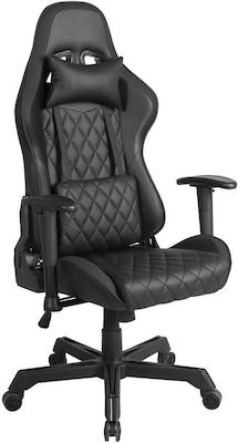 Liberta Ranger Artificial Leather Gaming Chair with Adjustable Arms Black