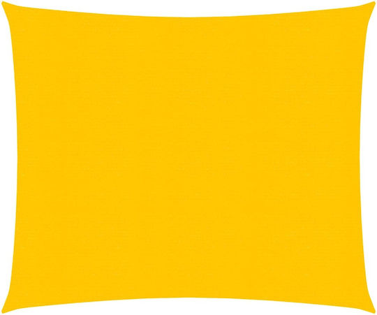 vidaXL Ορθογώνιο Πανί Σκίασης Κίτρινο 2x2.5m 160gr/m²