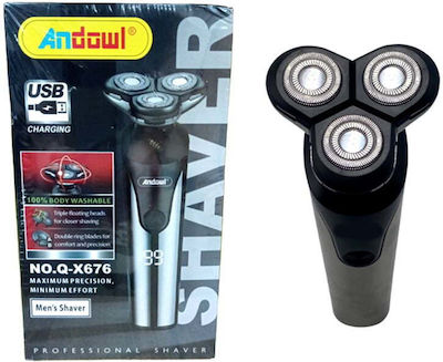 Andowl 075614 Rechargeable Face Electric Shaver