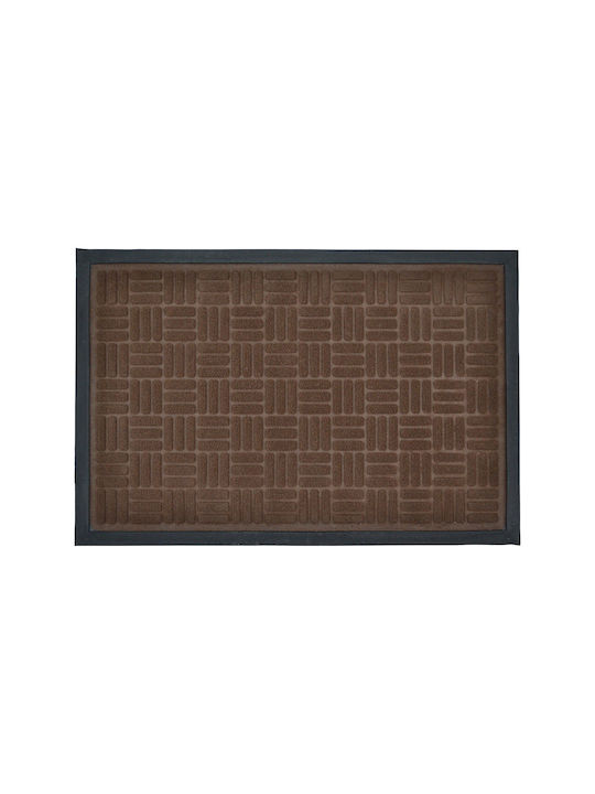 Ankor Entrance Mat Carpet with Anti-slip Backing Brown 40x60cm