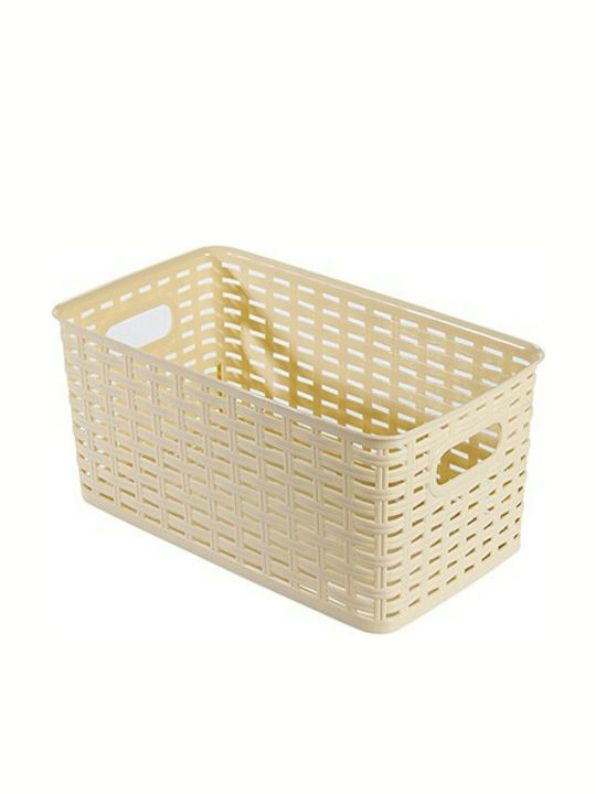 Hega Hogar Laundry Basket Plastic 19.4x29.4x39.3cm Beige