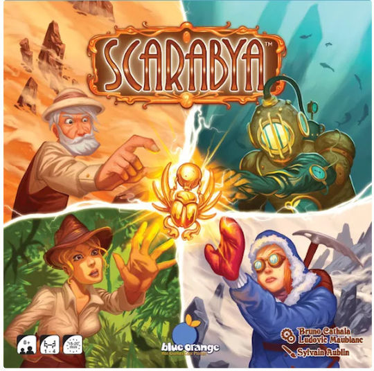 Board Game Scarabya for 1-4 Players 8+ Years Old (EN) Epsilon Games