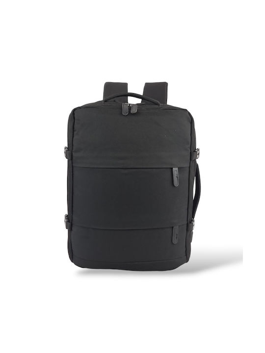 FlyNow Fabric Backpack Waterproof Black 23lt
