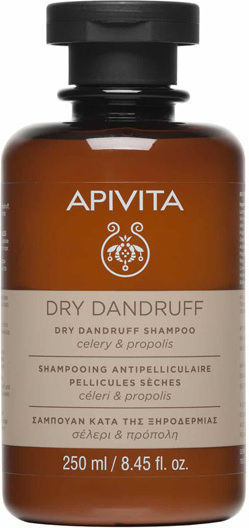Apivita Dry Dandruff Celery & Propolis Σαμπουάν Kατά της Πιτυρίδας & της Ξηροδερμίας 250ml