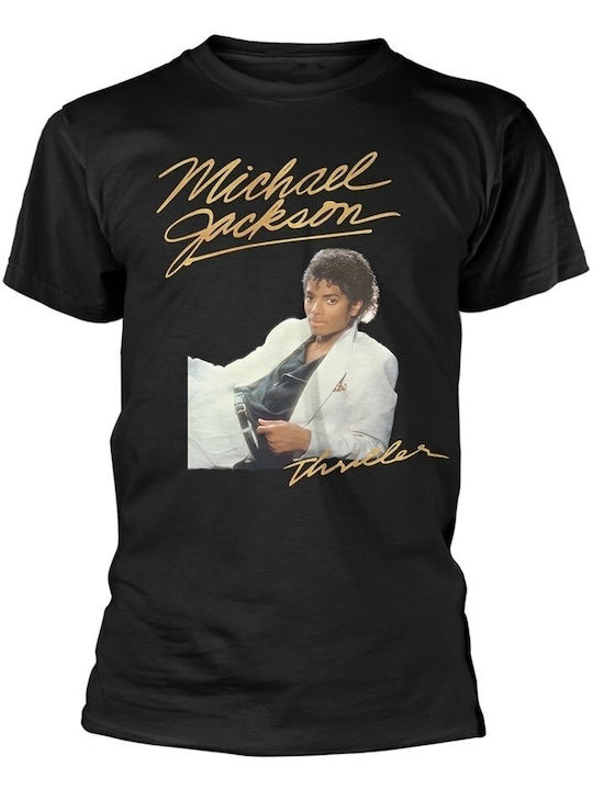 Tricou cu logo de calitate premium Pegasus cu print Michael Jackson Thriller