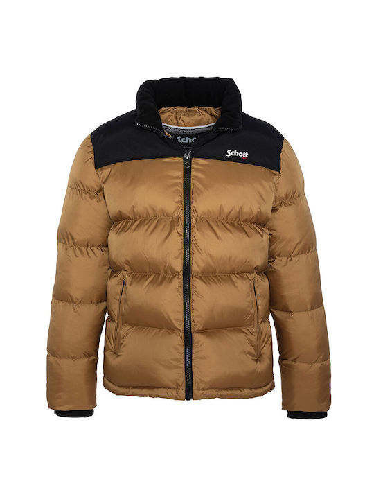 Schott Utah Herren Jacke Puffer Gold