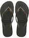 Slim Women's Flip Flops Black