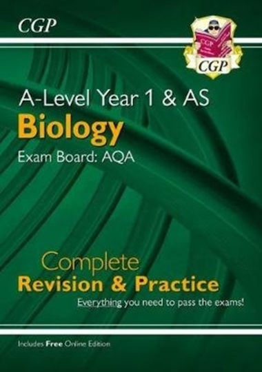 A-level Biology Aqa Year 1 As Complete Revision Practice With Online Edition Ltd Cgp Multiple-component Retail Product Part(s Enclosed