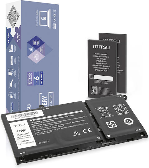 Mitsu Συμβατή Μπαταρία για Dell Latitude / Vostro Dell Latitude 15 (3510), Vostro 14 (5402) με 3600mAh