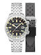 Spinnaker Men's Watch 42mm Automatic with Silver Metal Bracelet