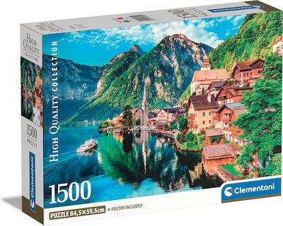 Clementoni Puzzle Colectia de Inalta Calitate Halstatt 1500 Piese Cutie Compacta