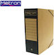Metron Paper File Box with Rubber Band 33x12x25cm