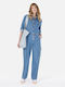 Damen Einteiler Anzug Blue