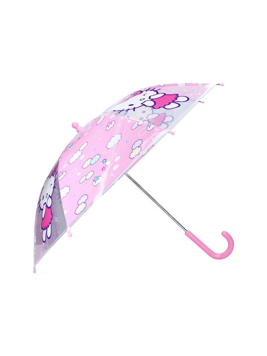 Vadobag Kinder Regenschirm Gebogener Handgriff mit Durchmesser 71cm.