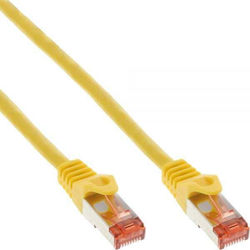 Intos Electronic 76911Y S/FTP Cat.6 Καλώδιο Ethernet 1m Κίτρινο