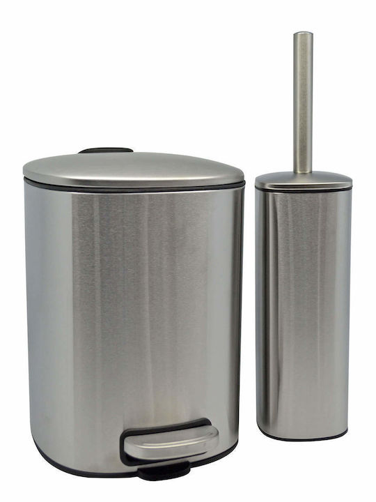 Ankor Inox Σετ Πιγκάλ και Καλαθάκι Μπάνιου Soft...