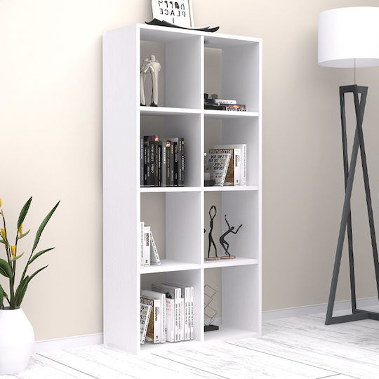 Βιβλιοθήκη Anser Λευκό 69.8x29x142εκ. Βιβλιοθήκη Anser Λευκό 69.8x29x142εκ.