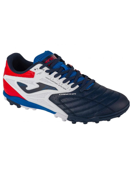 Joma Cancha 2403 TF Low Football Shoes with Molded Cleats Blue